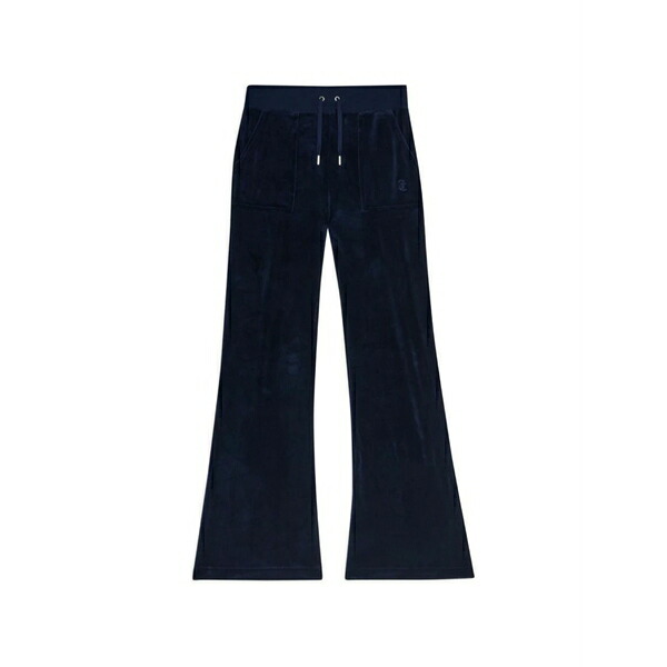 ジューシークチュール レディース 心地よいズボン下 ボトムス Low-rise track pants Blue
