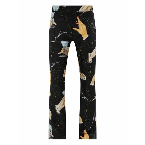 アミリ メンズ 心地よいズボン下 ボトムス Printed trousers Black