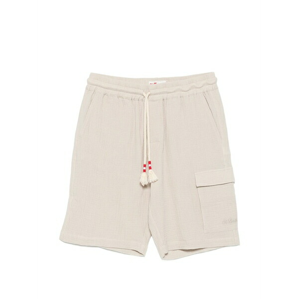 エムシーツーセイントバース メンズ 心地よいズボン下 ボトムス Marseille drawstring cargo shorts Neutrals