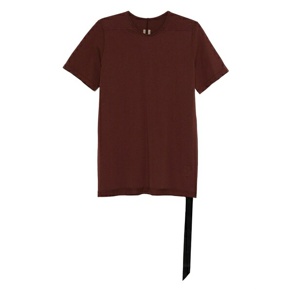 リックオウエンス メンズ プルオーバー トップス Round-neck cotton t-shirt Red