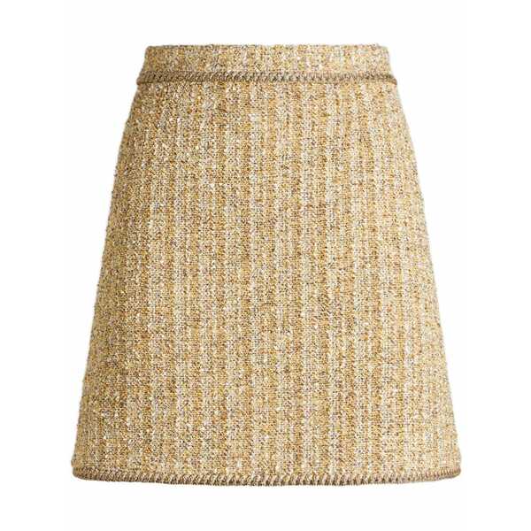 エトロ レディース スコート ボトムス Boucl￡ high-waisted mini skirt Yellow