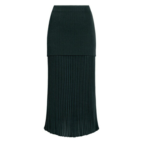 プロエンザショラー レディース スコート ボトムス Luiza ribbed MIDI skirt Green