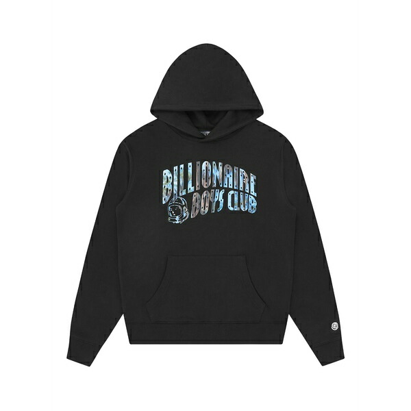 ビリオネアボーイズクラブ メンズ パーカー・スウェットシャツ アウター Bayou fill arch logo popover hoodie Black