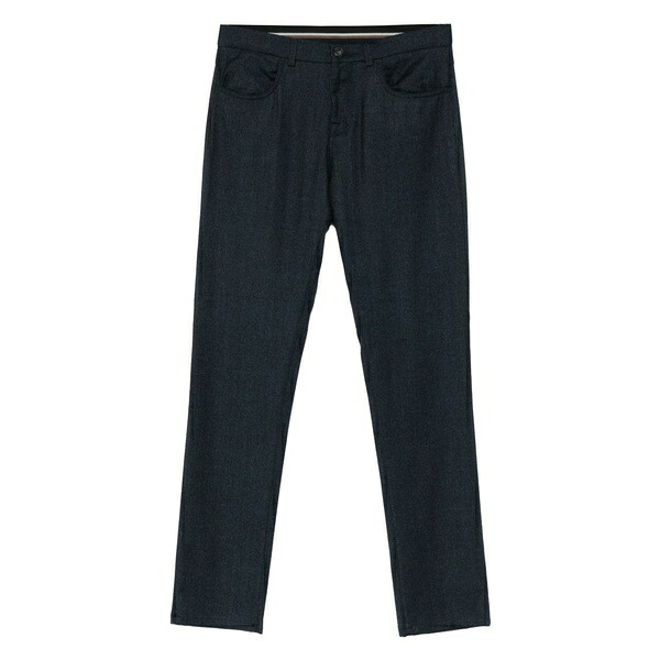 カナーリ メンズ 心地好いズボン下 ボトムス Wool trousers Blue