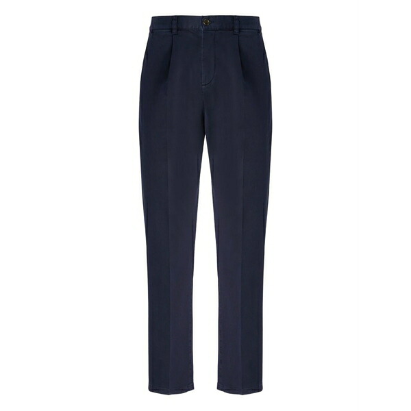 ミッソーニ メンズ 心地よいズボン下 ボトムス Embroidered-monogram chino pants Blue