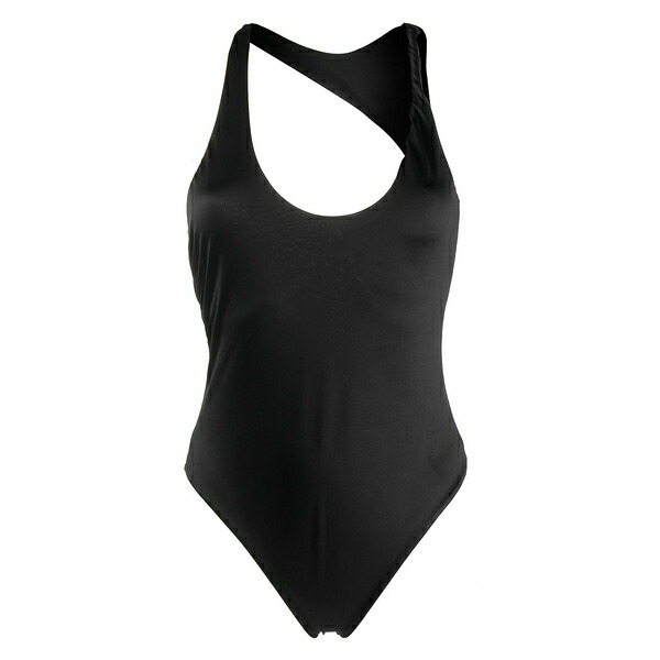 ヴェルサーチ レディース 衣裳 トップス Rolled cut-out swimsuit Black