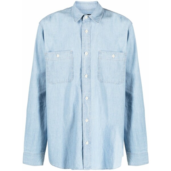 フィルソン メンズ シャツ トップス Button-up chambray shirt Blue｜asty 33,020円