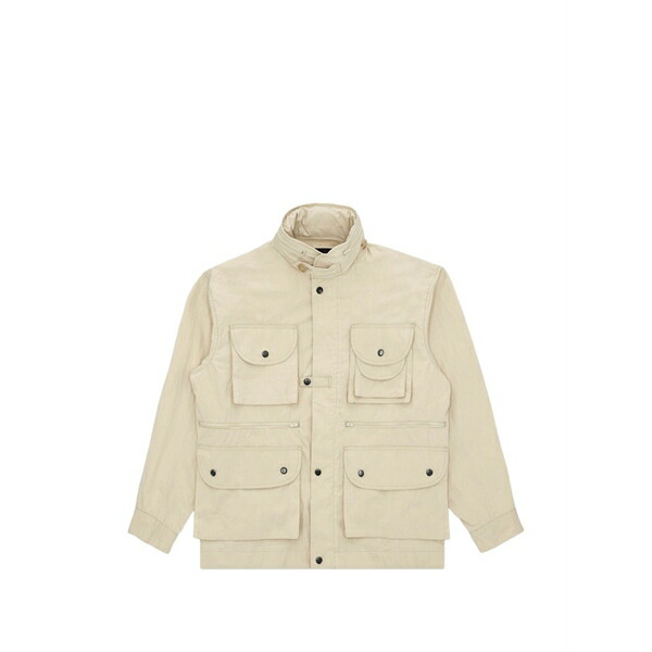 フォルテラ メンズ 上衣＆上衣 アウター Tpage multi-pocket military jacket Neutrals