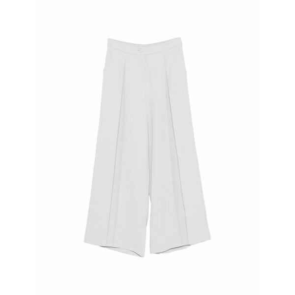 インペリアル レディース 心地よいズボン下 ボトムス Pleated wide-leg trousers Grey