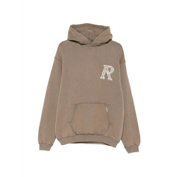 リプレゼント メンズ パーカー・スウェットシャツ アウター Logo-patch hoodie Neutrals