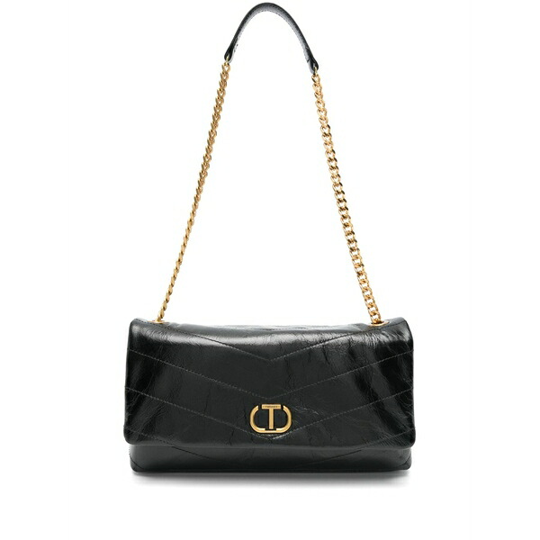 ツイン書き割り レディース ショルダーバッグ 御徒面子 Madison shoulder bag Black