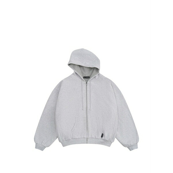 ゴーシャ ラブチンスキー メンズ パーカー・スウェットシャツ アウター Waffle-lined zip-up hoodie Grey
