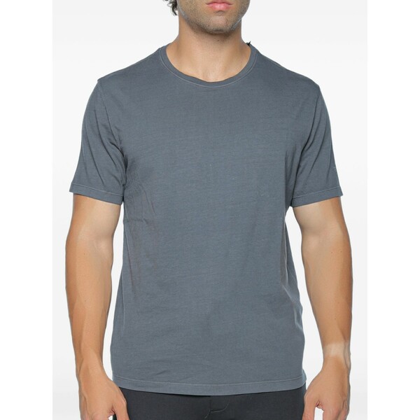 エコアルフ メンズ ティーシャツ トップス Logo-print t-shirt Blue