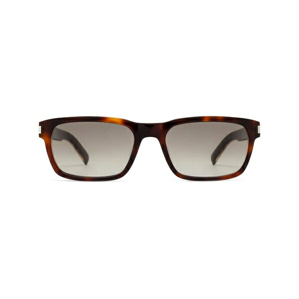 サンローラン アイウェア メンズ サングラス・アイウェア 付属物 Rectangle-frame tortoiseshell sunglasses Brown