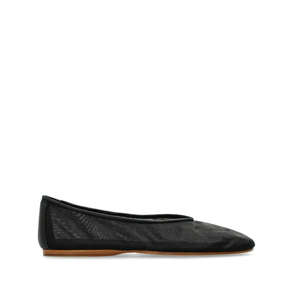 フォルテ フォルテ レディース サンダル シューズ Tulle ballet flats Black