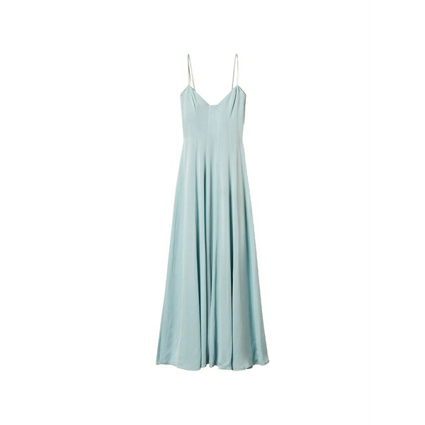 ツイン書き割り レディース 衣裳 トップス Maxi sleeveless dress Blue