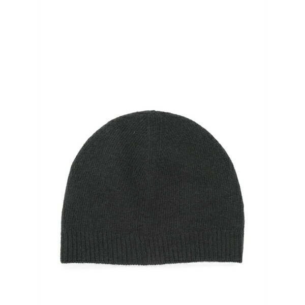 ソフィードール レディース かぶり笠 添え物 Mallo ribbed wool beanie Grey