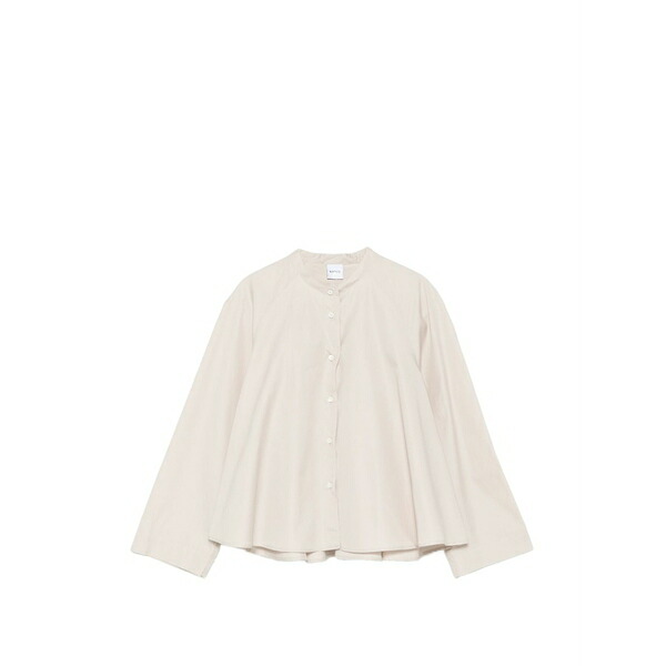 アスペジ レディース プルオーバー トップス Buttoned shirt Neutrals