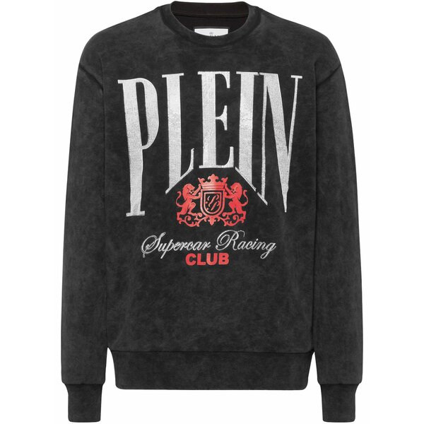 フィリップ飾り気のない メンズ パーカー・スウェットシャツ アウター Racing club sweatshirt Black