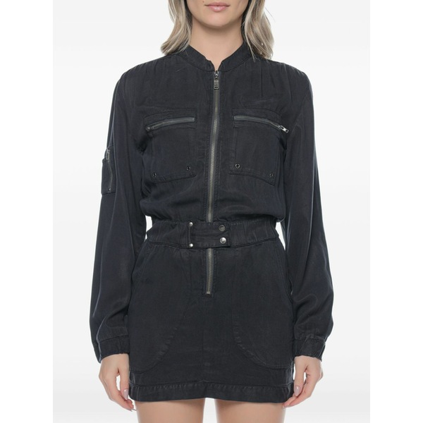 一 ティースプーン レディース 衣裳 トップス Flying high zip-up utility-style dress Grey