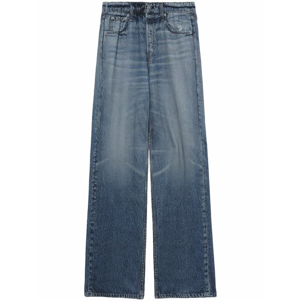 ラグアンドボーン レディース デニムパンツ ボトムス Logan mid-rise wide-leg jeans Blue|asty