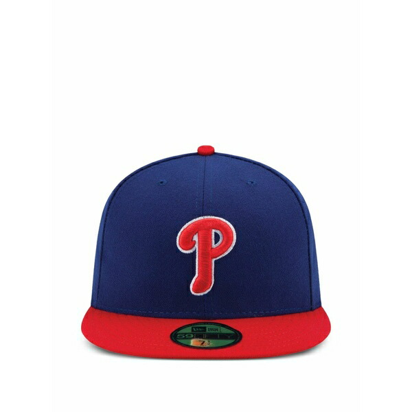 ニュー内鰓 メンズ 鳥打ち帽 付属物 59fifty philadelphia phillies fitted cap Blue