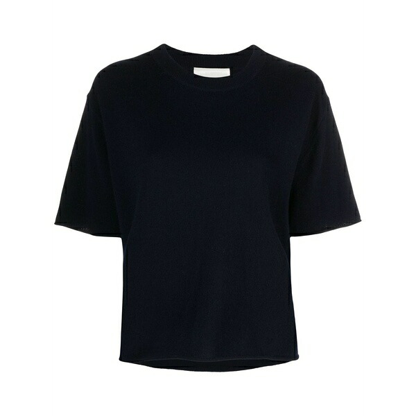 リサ・ヤン レディース ティーシャツ トップス Short-sleeved knitted top Blue