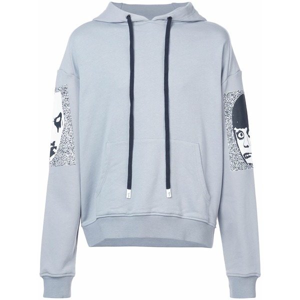 ハクーラ メンズ パーカー・スウェットシャツ アウター Pray for revolution hoodie Grey