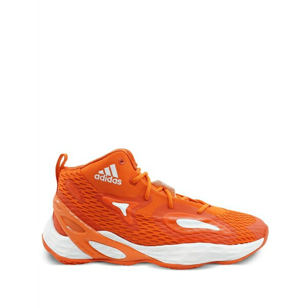 アディダス メンズ スニーカー シューズ Exhibit a mid sneakers Orange