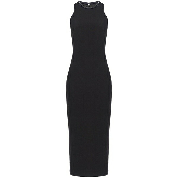 ピンコ レディース 衣裳 トップス Rhinestone-embellished MIDI dress Black