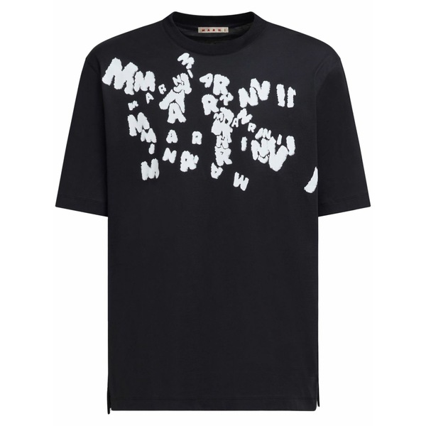 マルニ メンズ プルオーバー トップス Logo-print t-shirt -