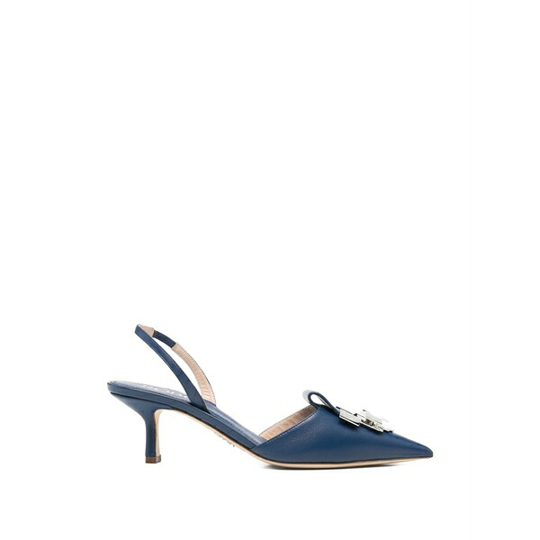 ロド レディース パンプス シューズ Buckle-detail slingback pumps Blue