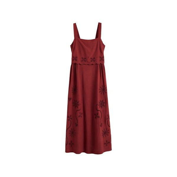 チンティアンドパーカー レディース 衣裳 トップス Broderie MIDI dress Red