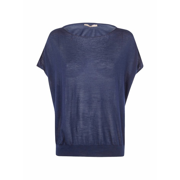 ノール レディース ティーシャツ トップス Boat-neck t-shirt Blue