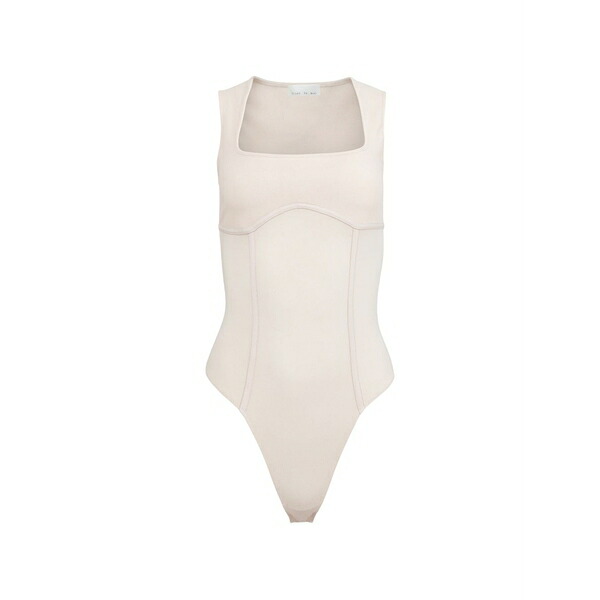 フレーデュマール レディース カットソー トップス Scoop neck bodysuit Neutrals