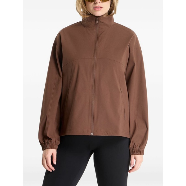 アンダーアーマー レディース 上衣＆上衣 アウター Ua unstoppable zip-up elasticated-cuff jacket Brown