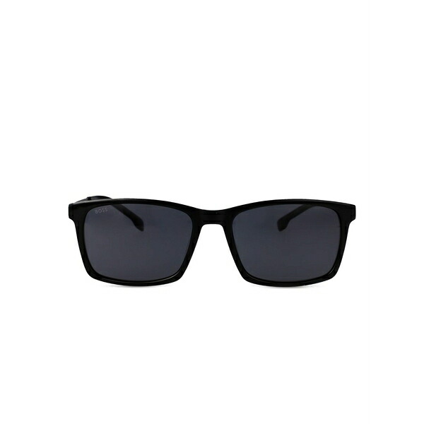 主任者 メンズ サングラス・アイウェア 付属物 Rectangle-frame sunglasses Black