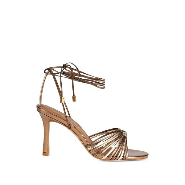 カートジェイガーロンドン レディース サンダル シューズ Multi-strap tie-fastening heeled sandals Brown