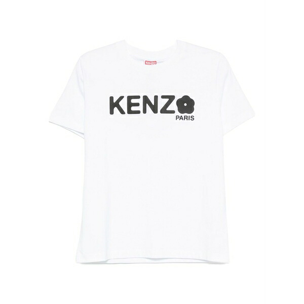 ケンゾー レディース プルオーバー トップス \u0027boke flower 2.0\u0027 cotton t-shirt White