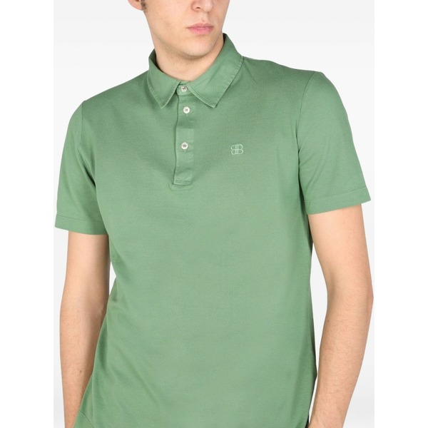 バランタイン メンズ スポーツシャツ トップス Short-sleeve polo shirt Green