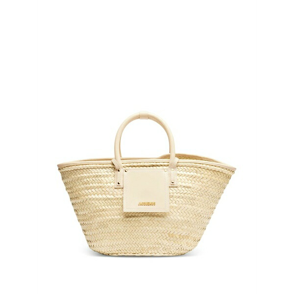 ジャクエムス レディース トートバッグ 御徒面子 Le panier soli tote bag Neutrals