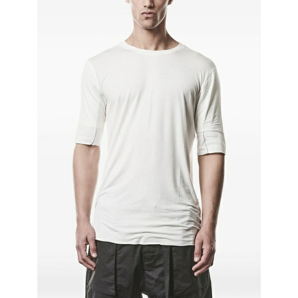 トム・Cr メンズ ティーシャツ トップス Worked stitching t-shirt Neutrals