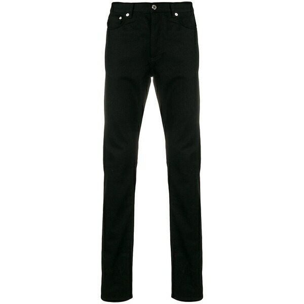 ジバンシー メンズ ジーンズズボン下 ボトムス Logo panel straight leg jeans Black