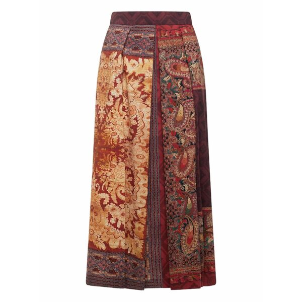 ピエール＝ルイ・マシア レディース スコート ボトムス Geometric-pattern maxi skirt Red