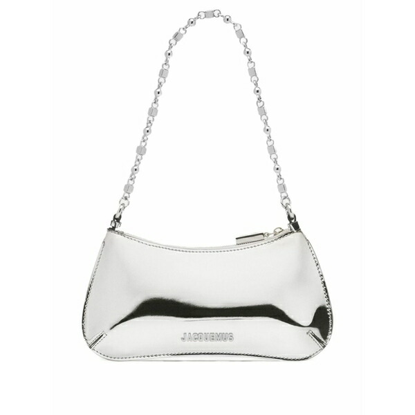 ジャクエムス レディース ショルダーバッグ 御徒面子 Bisou chaine shoulder bag Silver