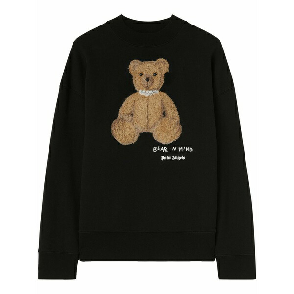 パーム・エンジェルス メンズ パーカー・スウェットシャツ アウター Bear インチ mind sweatshirt Black