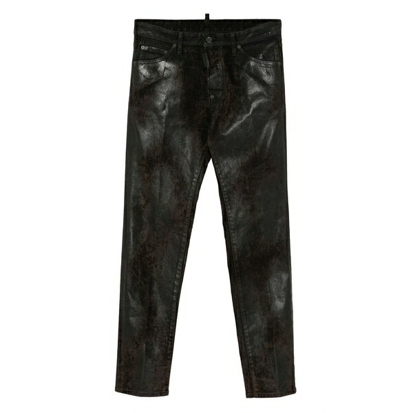 ディースクエアード メンズ 心地好いズボン下 ボトムス Metallic-effect trousers Brown