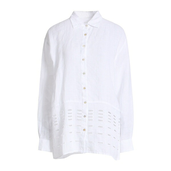 【送料無料】 １２０％リノ レディース シャツ トップス Shirts White