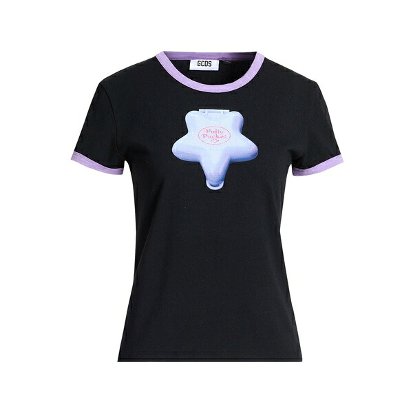 【貨物輸送無料】 ジーシーディーエス レディース ティーシャツ トップス T-shirts Black レディースファッション-Tシャツ・カットソー-トップス