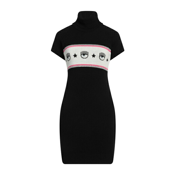 【送料無料】 シアラフェラーニ レディース ワンピース トップス Mini dresses Black｜asty